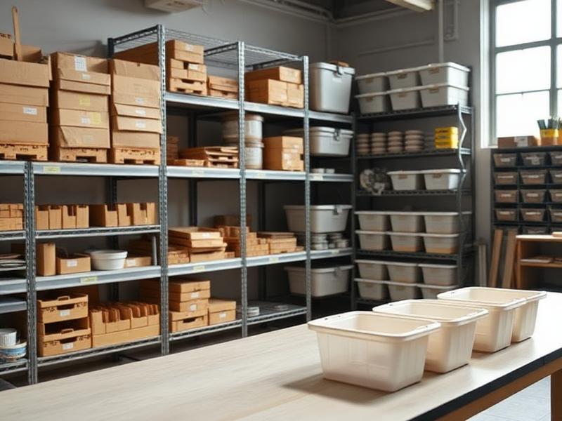 Sample project photo: an organized, labeled supply room